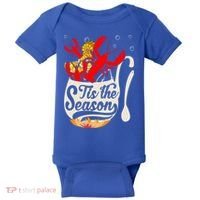 Crawfish Season Boil Funny Crayfish Eating Lobster Gift Baby Bodysuit thumb 0