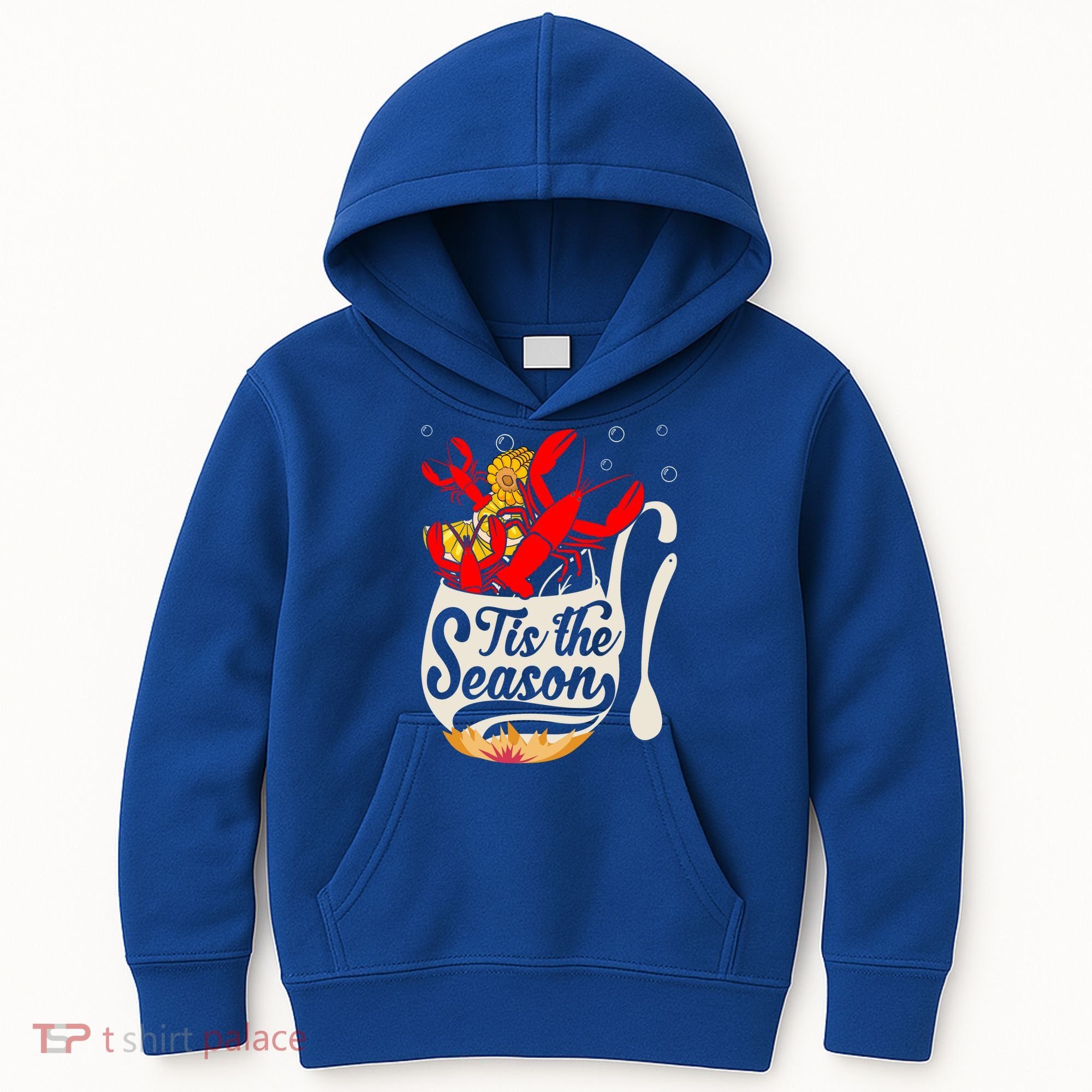 Crawfish Season Boil Funny Crayfish Eating Lobster Gift Kids Hoodie