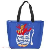 Crawfish Season Boil Funny Crayfish Eating Lobster Gift Tote Bag thumb 0