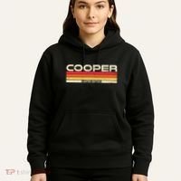 Cooper Surname Birthday Family Reunion 80s 90s Sunset Hoodie thumb 5