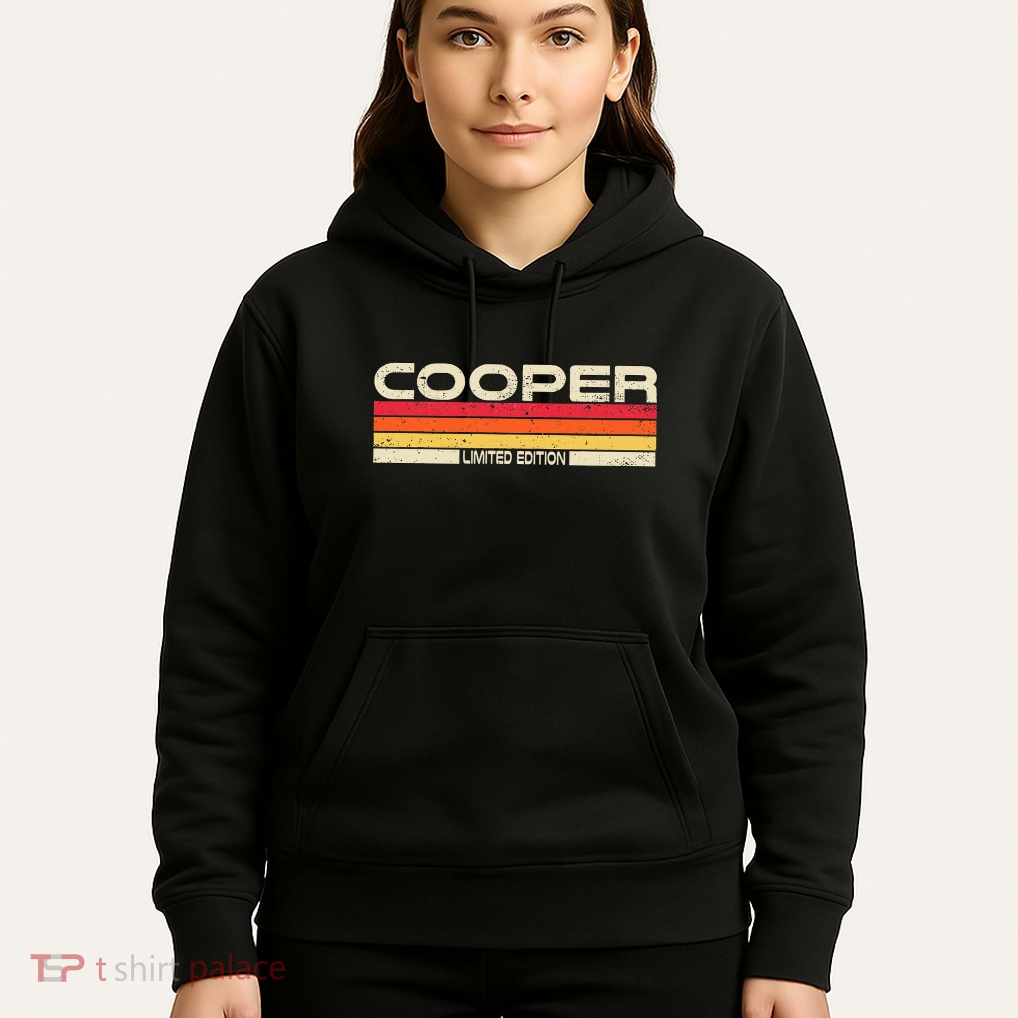 Cooper Surname Birthday Family Reunion 80s 90s Sunset Hoodie