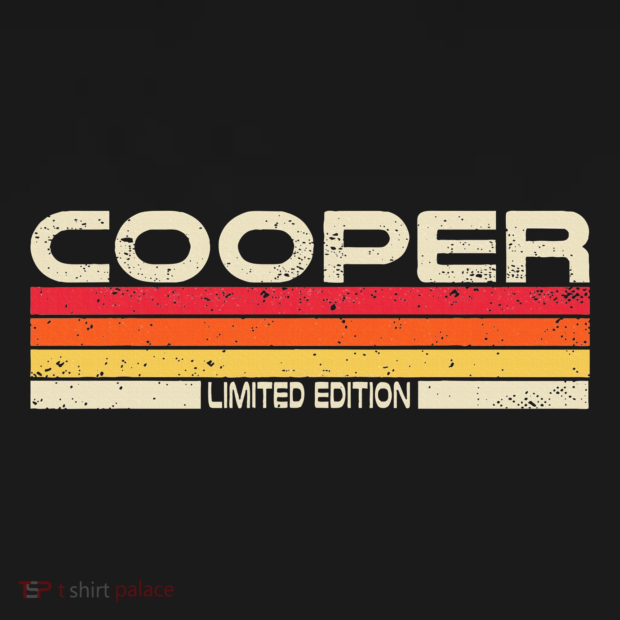 Cooper Surname Birthday Family Reunion 80s 90s Sunset Hoodie