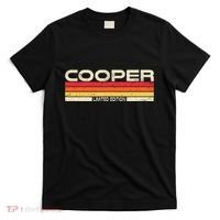Cooper Surname Birthday Family Reunion 80s 90s Sunset T-Shirt thumb 0
