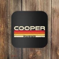 Cooper Surname Birthday Family Reunion 80s 90s Sunset Coaster thumb 0
