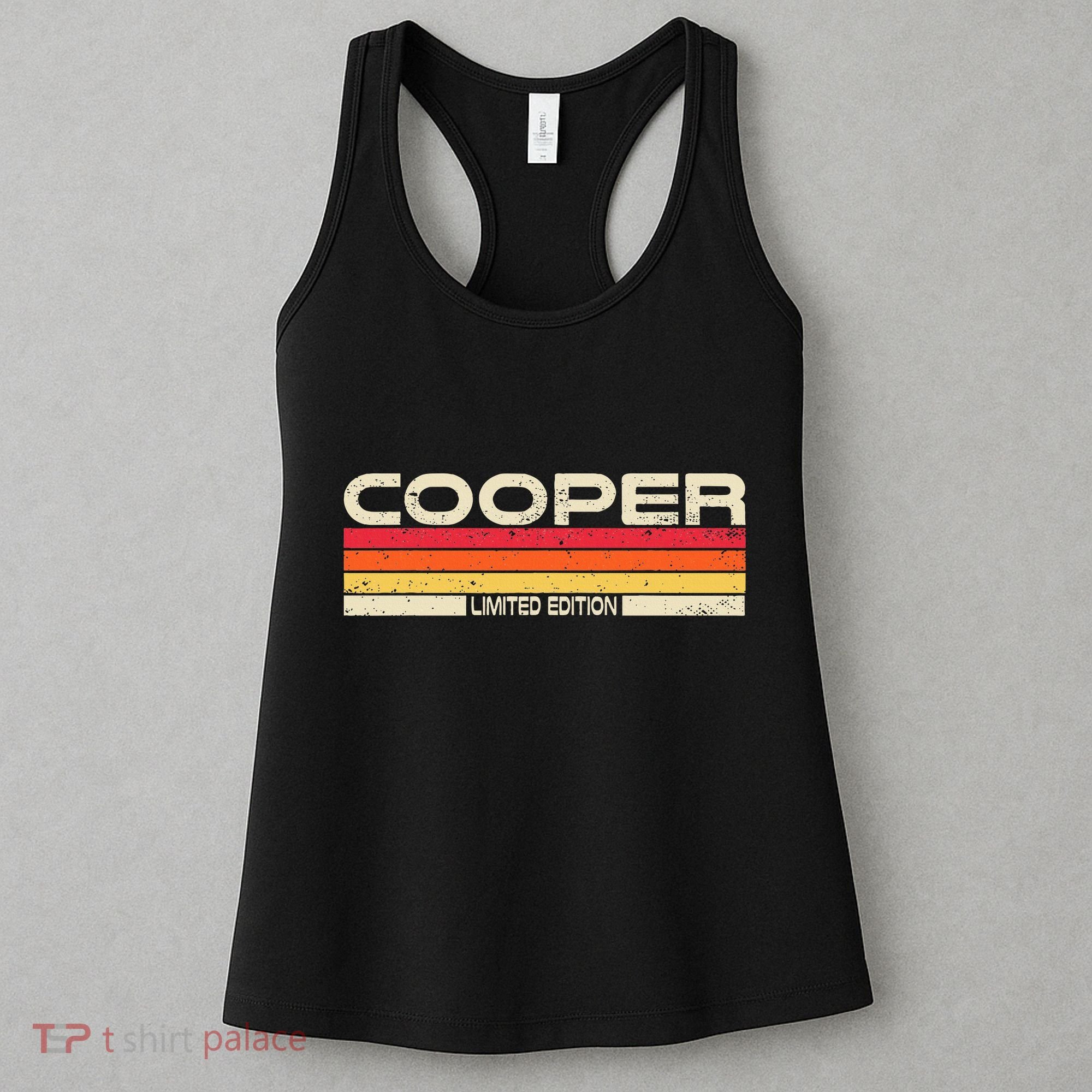 Cooper Surname Birthday Family Reunion 80s 90s Sunset Women's Tank Top