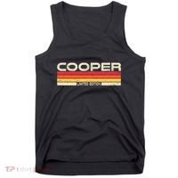 Cooper Surname Birthday Family Reunion 80s 90s Sunset Tank Top thumb 0