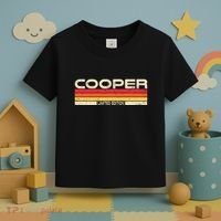 Cooper Surname Birthday Family Reunion 80s 90s Sunset Toddler T-Shirt thumb 3