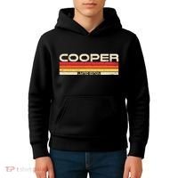 Cooper Surname Birthday Family Reunion 80s 90s Sunset Kids Hoodie thumb 4