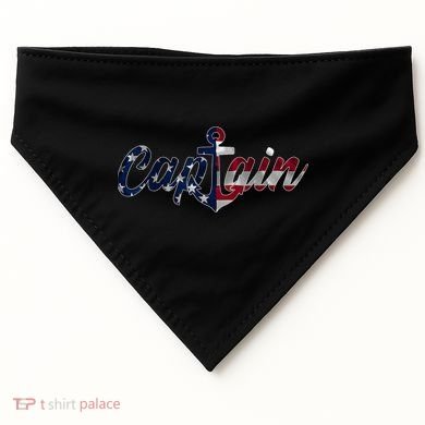 Captain Sailing Boat Sailing Captain USA-Made Doggie Bandana