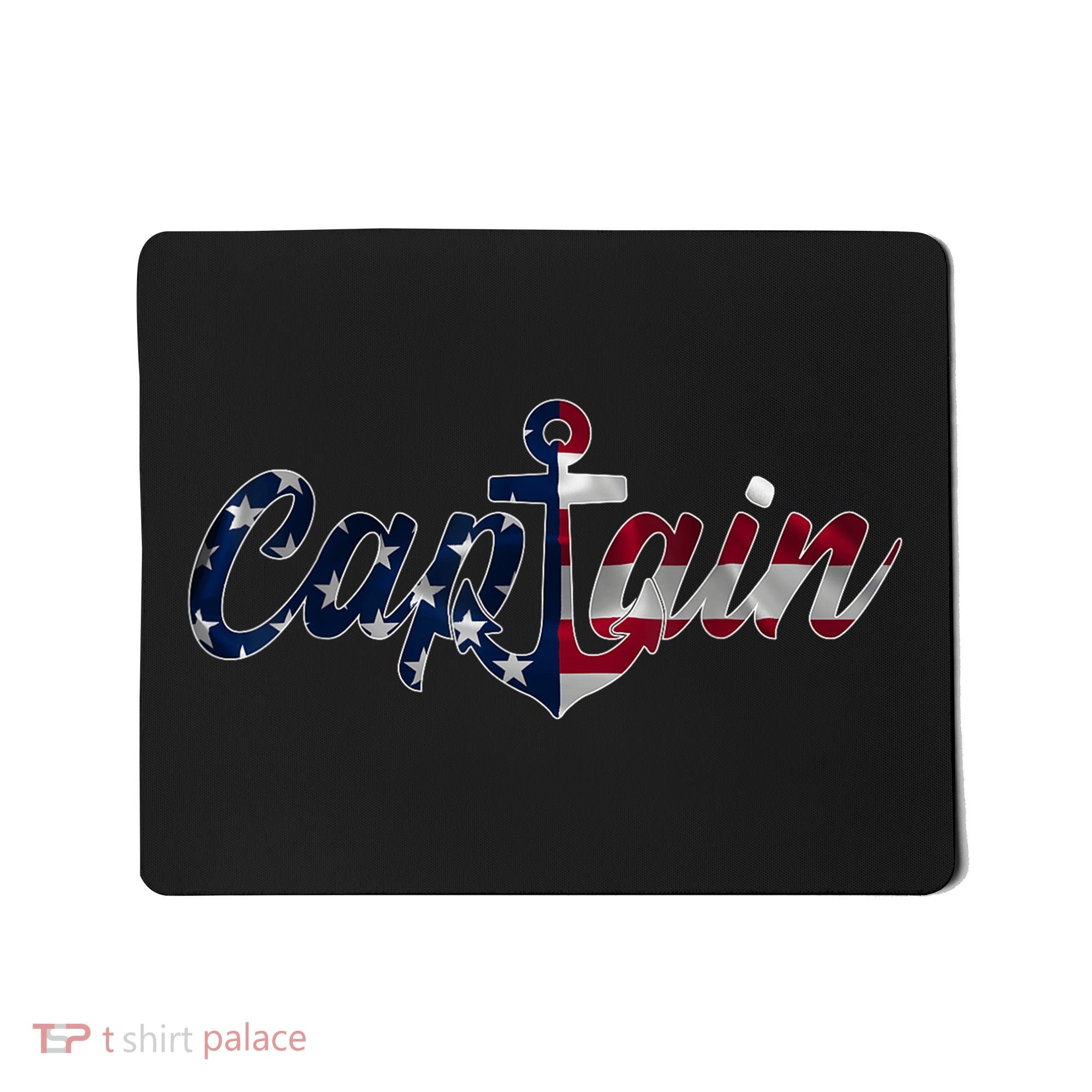 Captain Sailing Boat Sailing Captain Mousepad