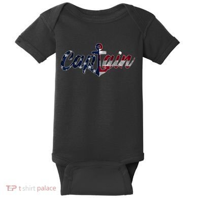Captain Sailing Boat Sailing Captain Baby Bodysuit