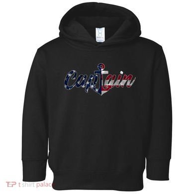 Captain Sailing Boat Sailing Captain Toddler Hoodie