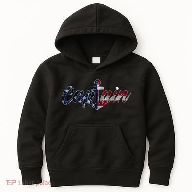 Captain Sailing Boat Sailing Captain Kids Hoodie