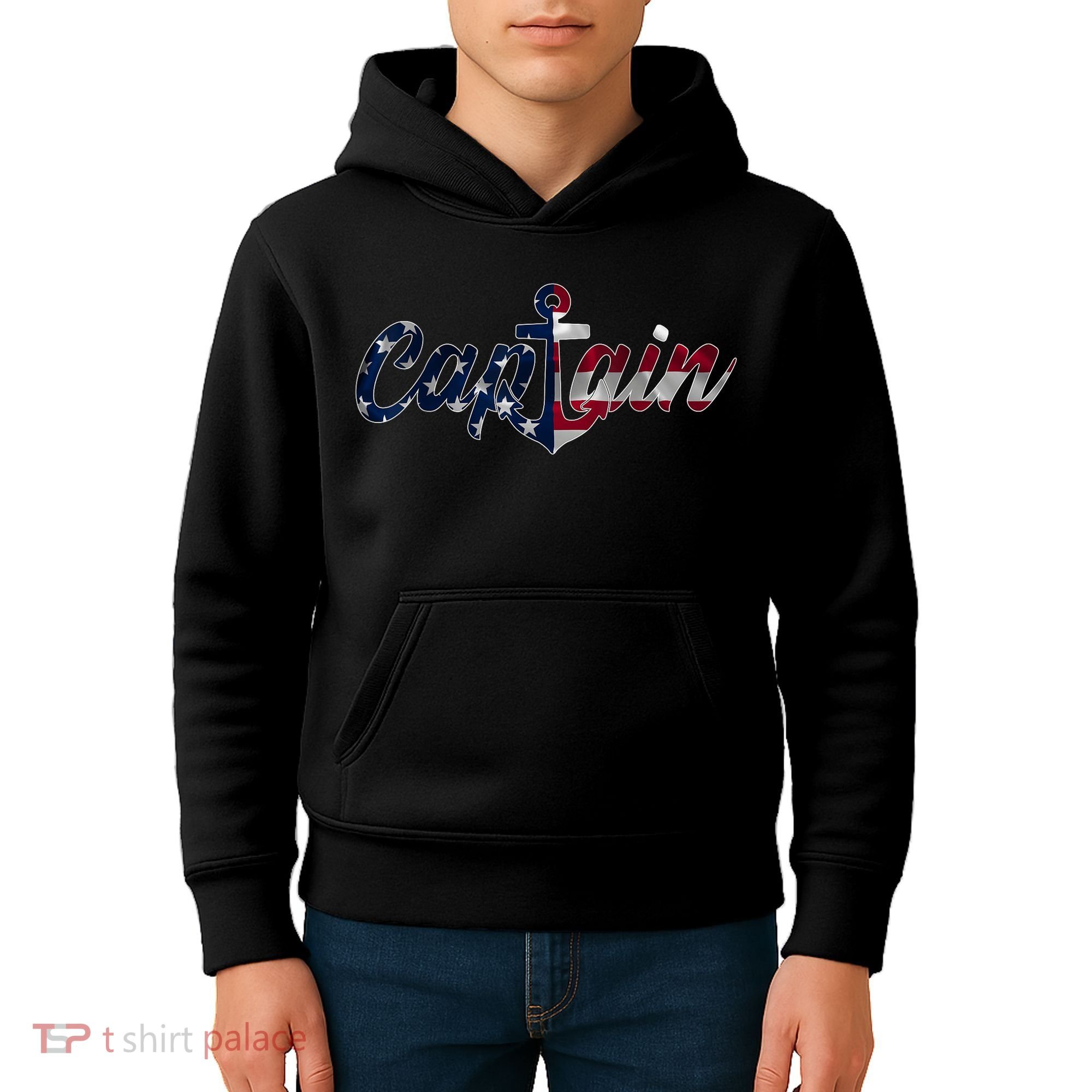 Captain Sailing Boat Sailing Captain Kids Hoodie