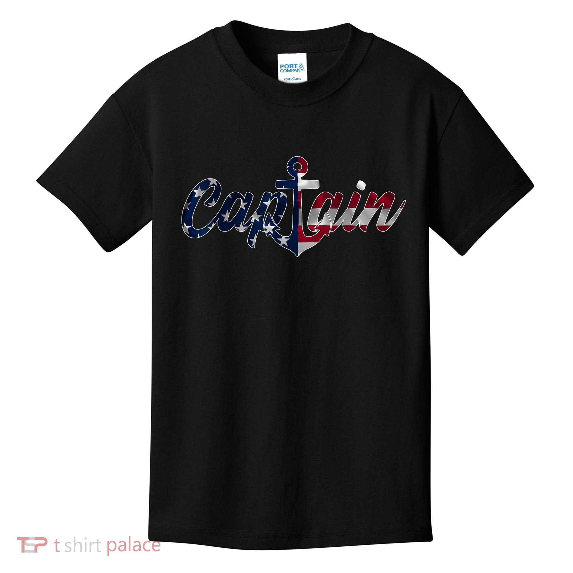 Captain Sailing Boat Sailing Captain Kids T-Shirt