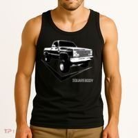 Classic Square Body Truck Squarebody Tank Top thumb 3