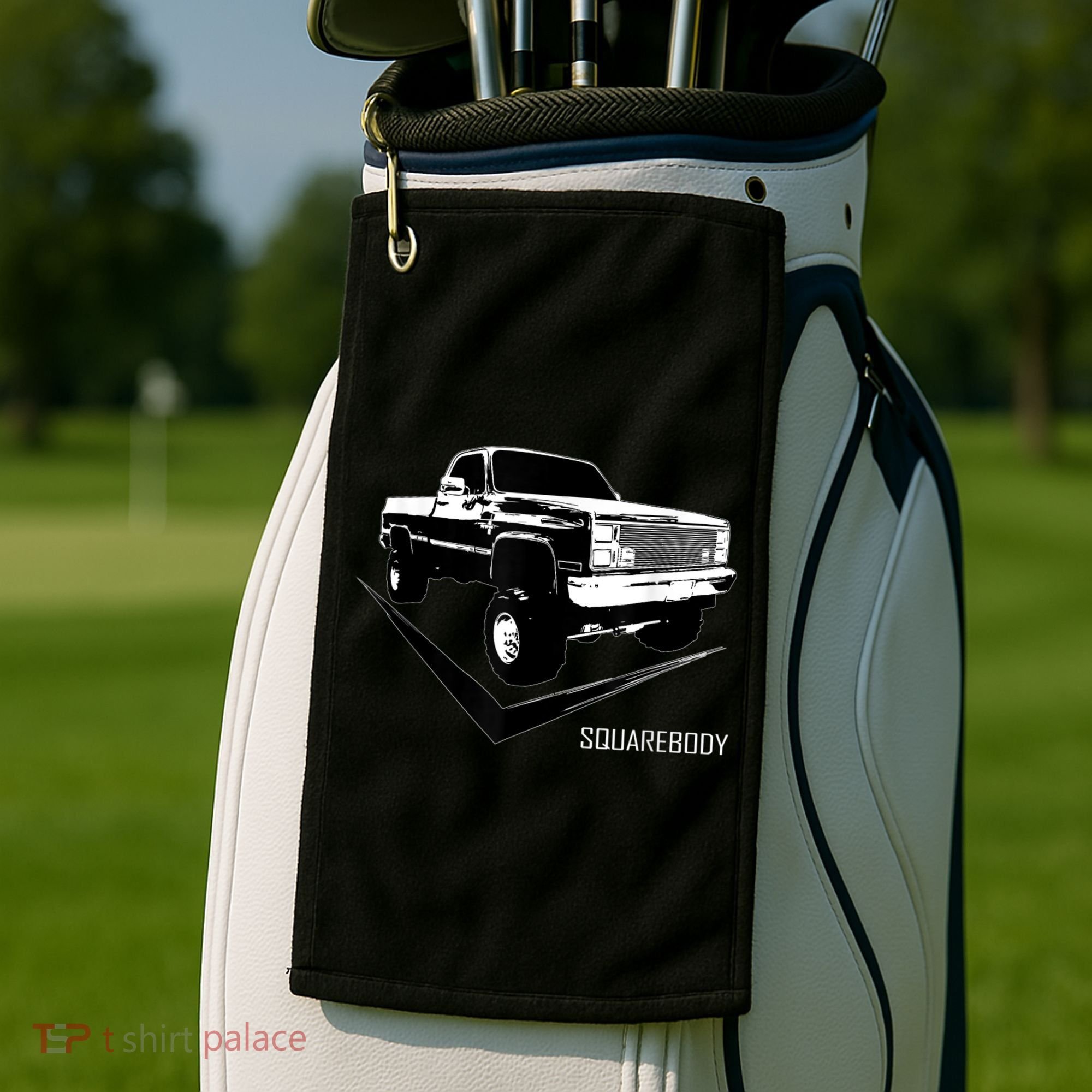 Classic Square Body Truck Squarebody Golf Towel