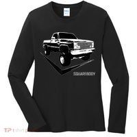 Classic Square Body Truck Squarebody Women's Long Sleeve Shirt thumb 0