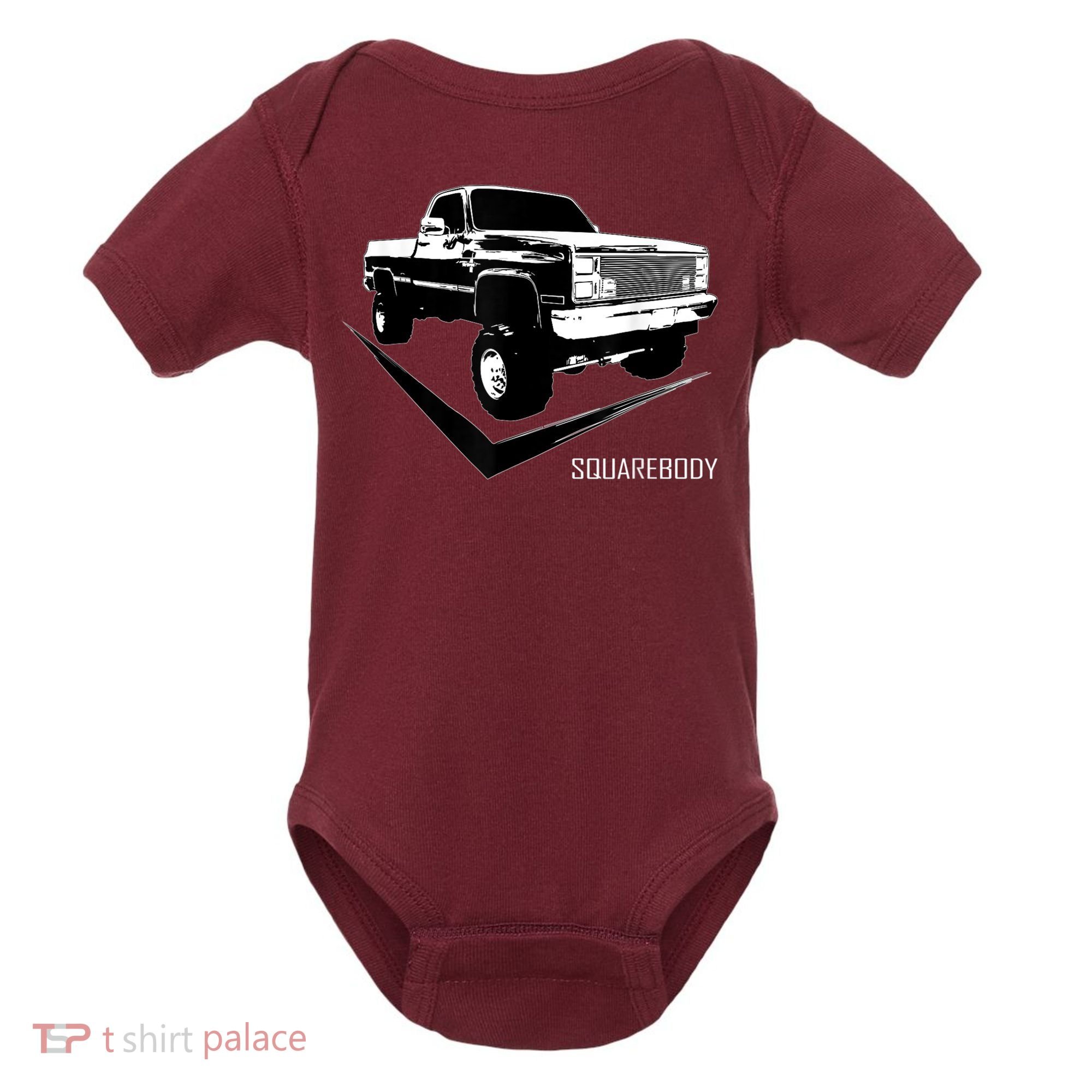 Classic Square Body Truck Squarebody Baby Bodysuit
