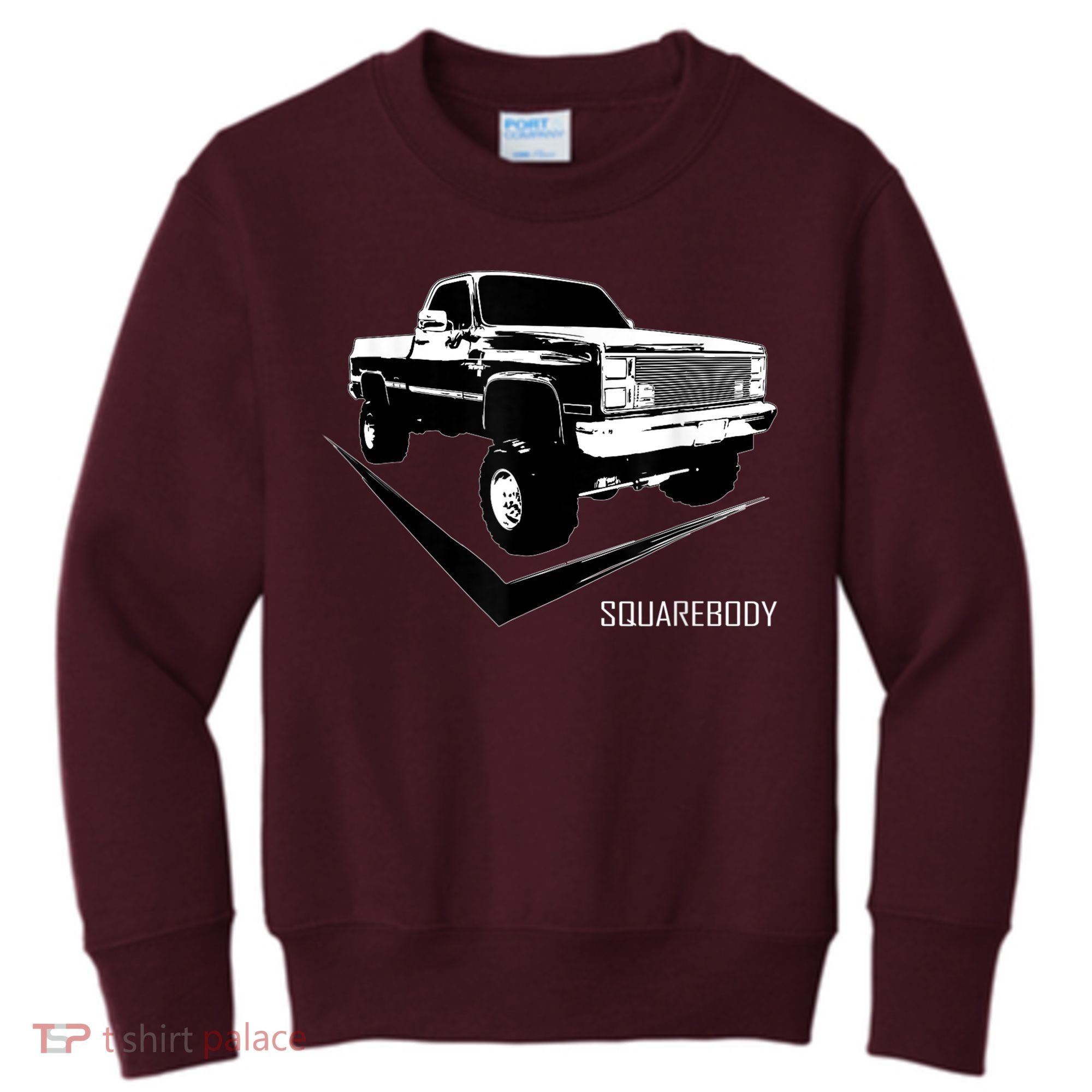 Classic Square Body Truck Squarebody Kids Sweatshirt