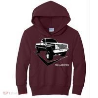 Classic Square Body Truck Squarebody Kids Hoodie thumb 0