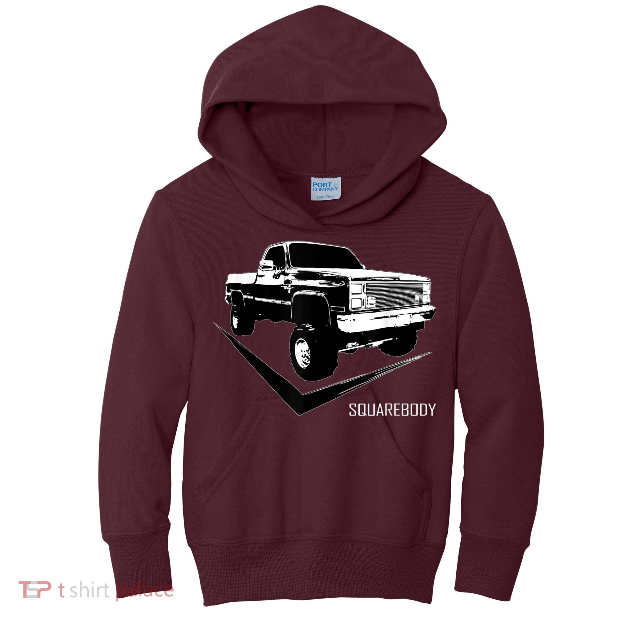 Classic Square Body Truck Squarebody Kids Hoodie