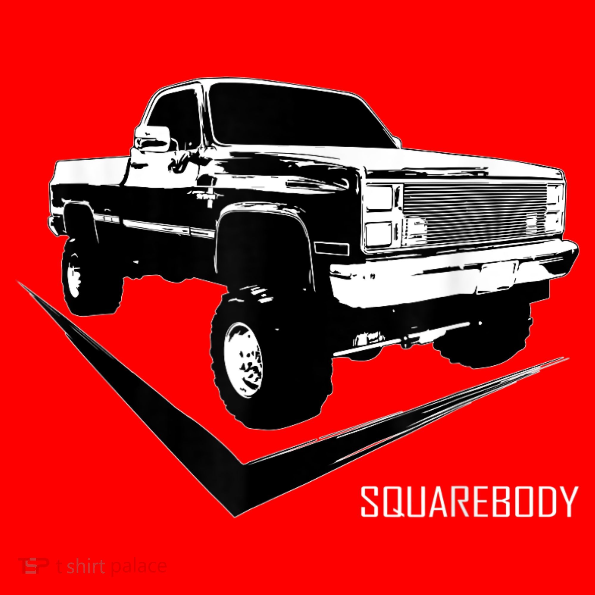Classic Square Body Truck Squarebody Santa Hat