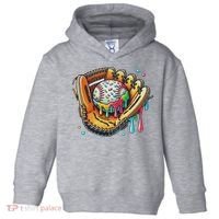 Cool Sport Baseball Glove Drip With Sprinkles Drip Toddler Hoodie thumb 0
