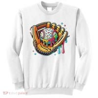 Cool Sport Baseball Glove Drip With Sprinkles Drip Sweatshirt thumb 0