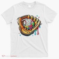 Cool Sport Baseball Glove Drip With Sprinkles Drip T-Shirt thumb 0