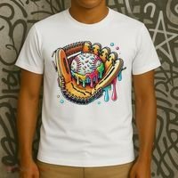 Cool Sport Baseball Glove Drip With Sprinkles Drip T-Shirt thumb 3