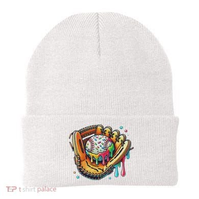 Cool Sport Baseball Glove Drip With Sprinkles Drip Beanie