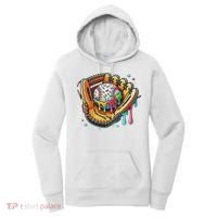 Cool Sport Baseball Glove Drip With Sprinkles Drip Women's Hoodie thumb 0