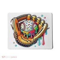 Cool Sport Baseball Glove Drip With Sprinkles Drip Mousepad thumb 0