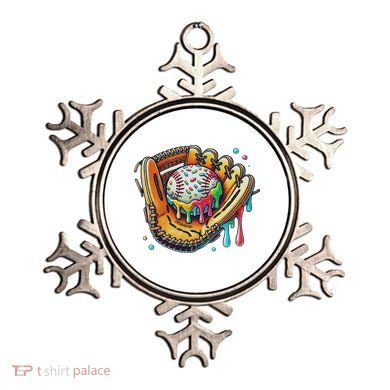 Cool Sport Baseball Glove Drip With Sprinkles Drip Ornament