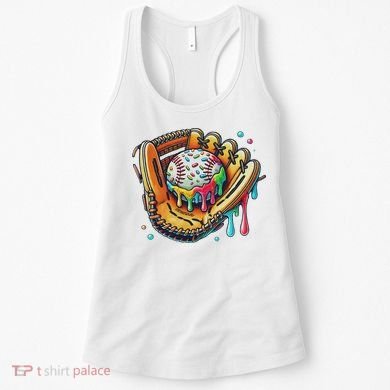 Cool Sport Baseball Glove Drip With Sprinkles Drip Women's Tank Top