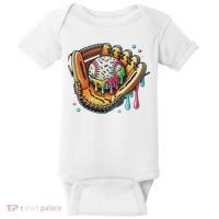 Cool Sport Baseball Glove Drip With Sprinkles Drip Baby Bodysuit thumb 0