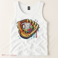 Cool Sport Baseball Glove Drip With Sprinkles Drip Tank Top thumb 2