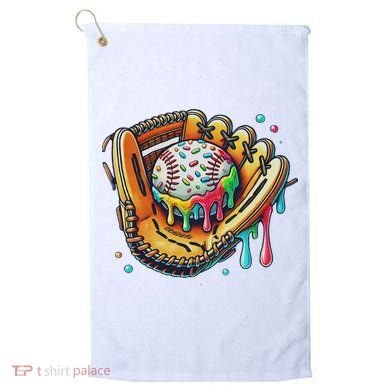 Cool Sport Baseball Glove Drip With Sprinkles Drip Golf Towel