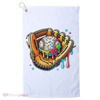 Cool Sport Baseball Glove Drip With Sprinkles Drip Golf Towel thumb 0