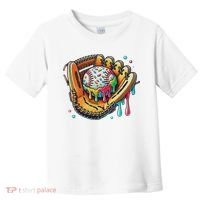 Cool Sport Baseball Glove Drip With Sprinkles Drip Toddler T-Shirt thumb 0