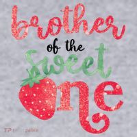 Cute Strawberry Brother Of The Sweet One Women's Sweatshirt thumb 2