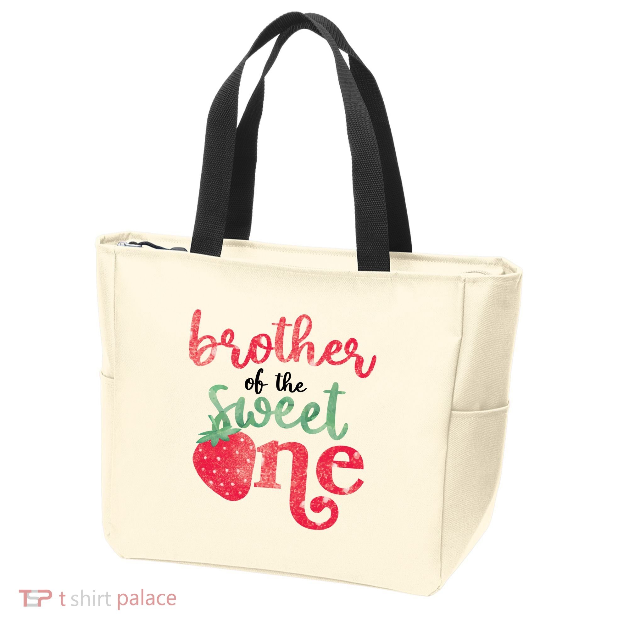 Cute Strawberry Brother Of The Sweet One Tote Bag