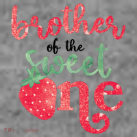 Cute Strawberry Brother Of The Sweet One Toddler Hoodie thumb 2
