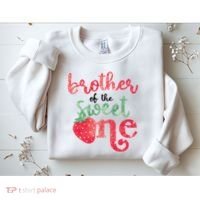 Cute Strawberry Brother Of The Sweet One Sweatshirt thumb 2