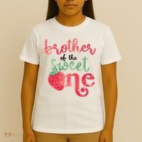 Cute Strawberry Brother Of The Sweet One T-Shirt thumb 4