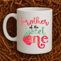 Cute Strawberry Brother Of The Sweet One Coffee Mug thumb 2