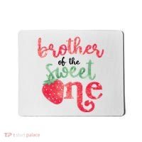 Cute Strawberry Brother Of The Sweet One Mousepad thumb 0