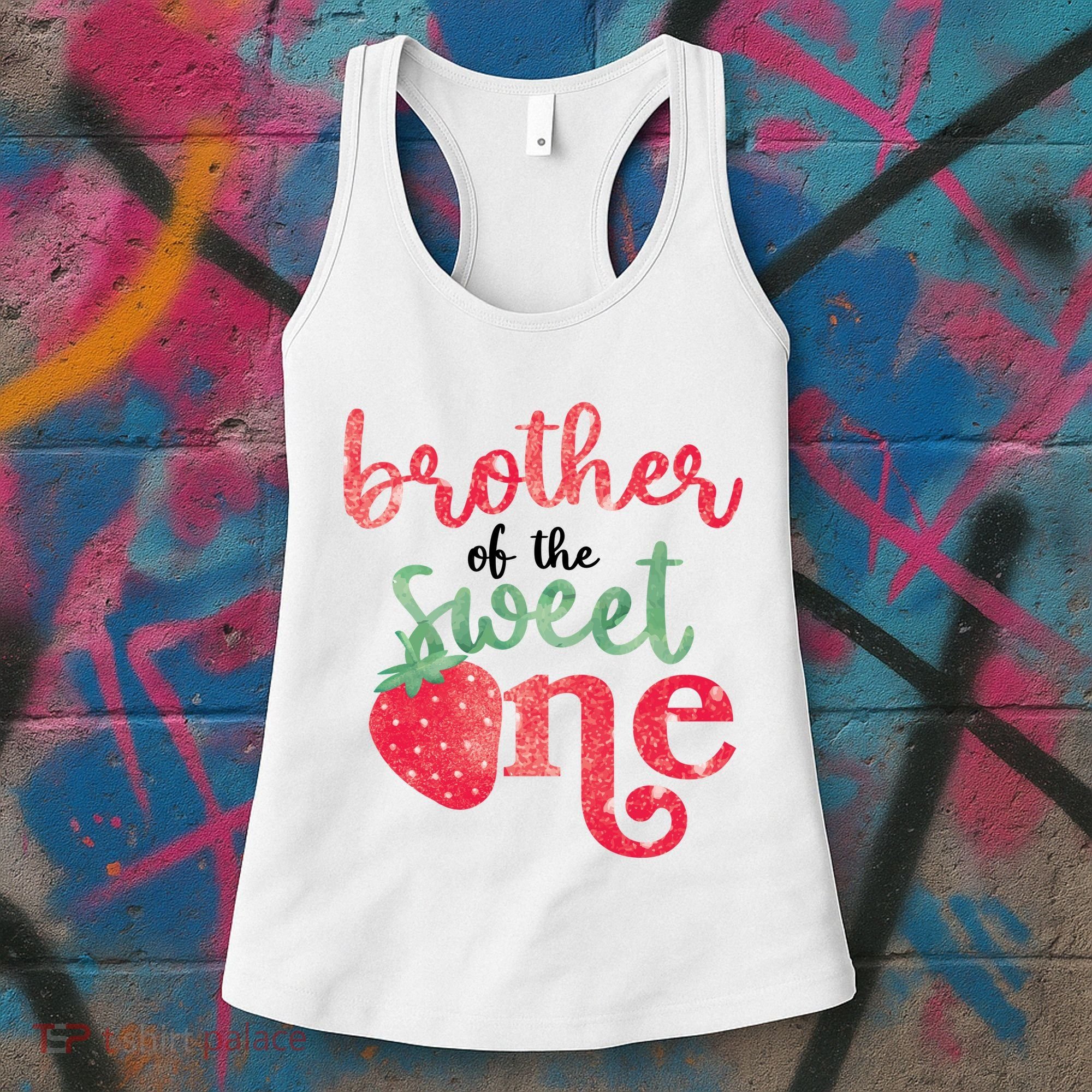 Cute Strawberry Brother Of The Sweet One Women's Tank Top