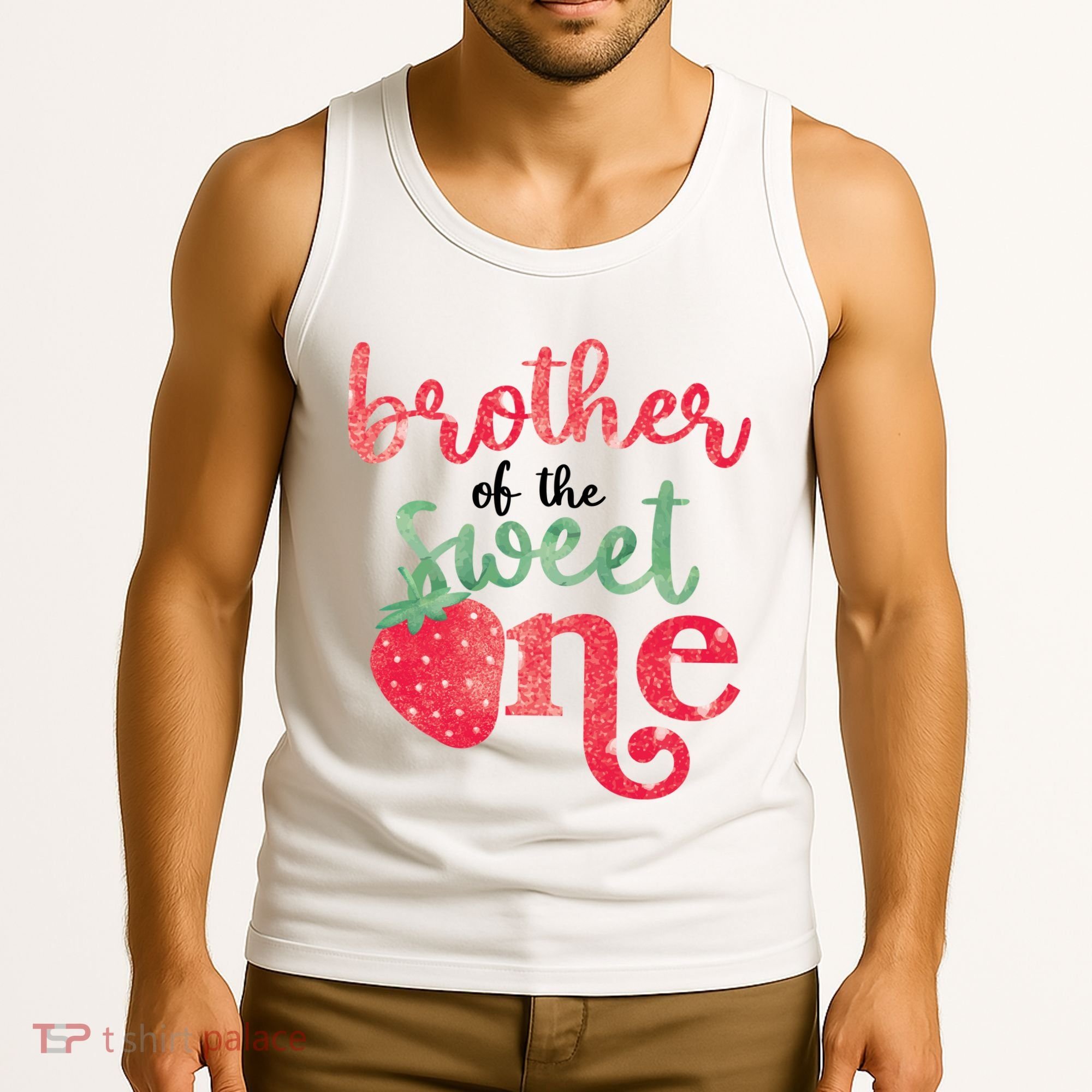 Cute Strawberry Brother Of The Sweet One Tank Top